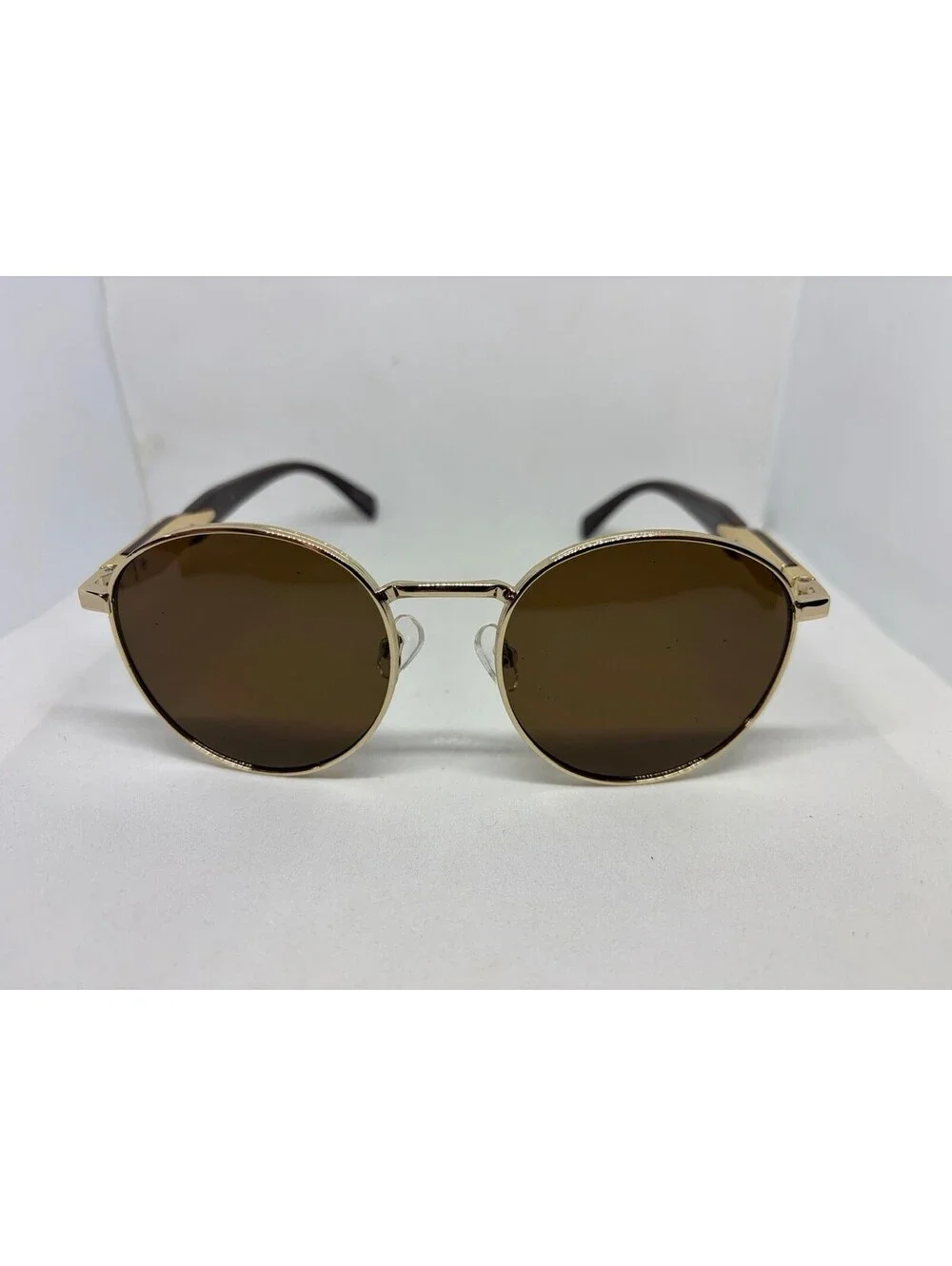 Paris Milan Sunglasses Brown Gold J7423 Polycarbonate Lens
